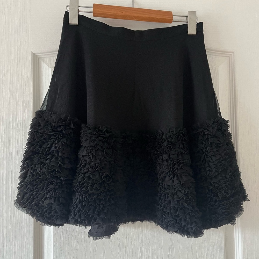 Black Marciano Mini Skirt